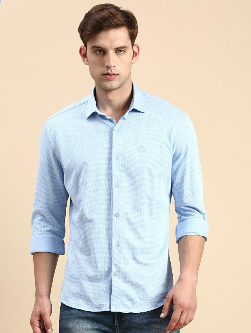 mens solid casual shirt