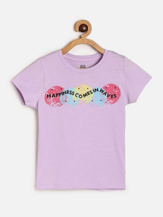 girls round neck top