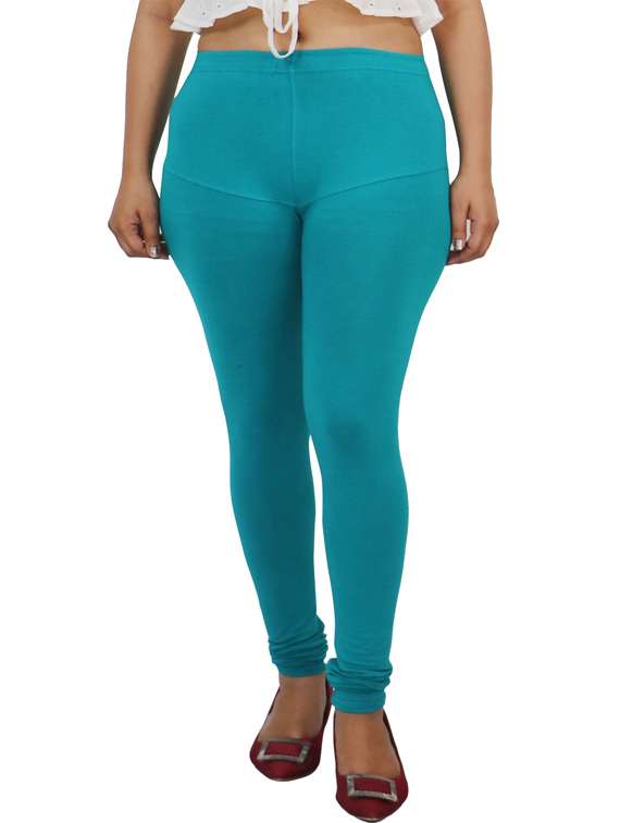 women mid rise solid legging
