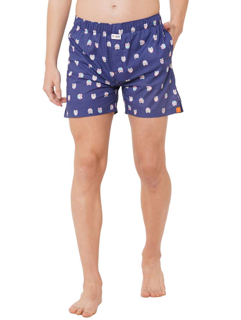 men mid rise cotton boxers