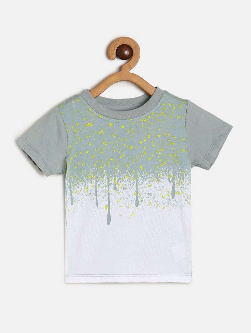 boy's round neck printed t-shirt