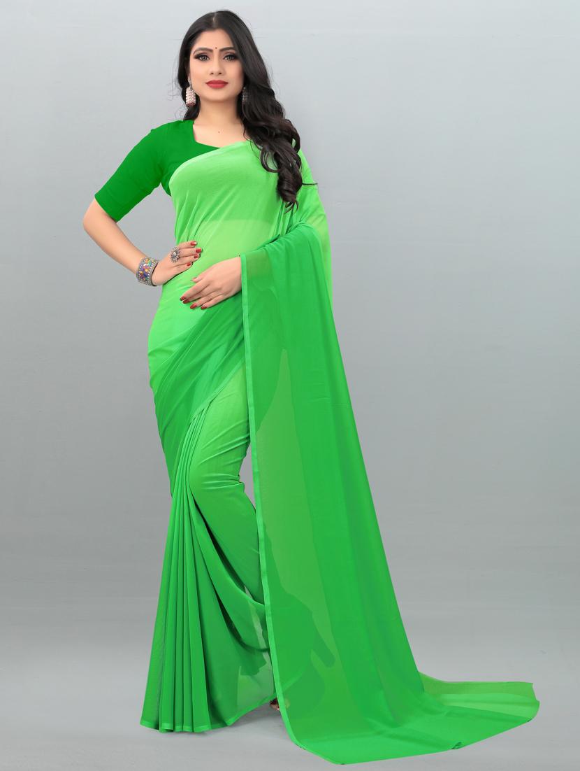 women casual wear georgette saree with blouse