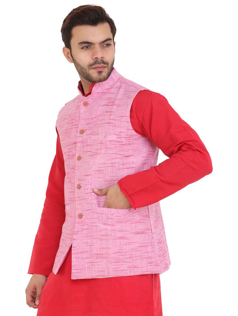 men self design nehru jacket