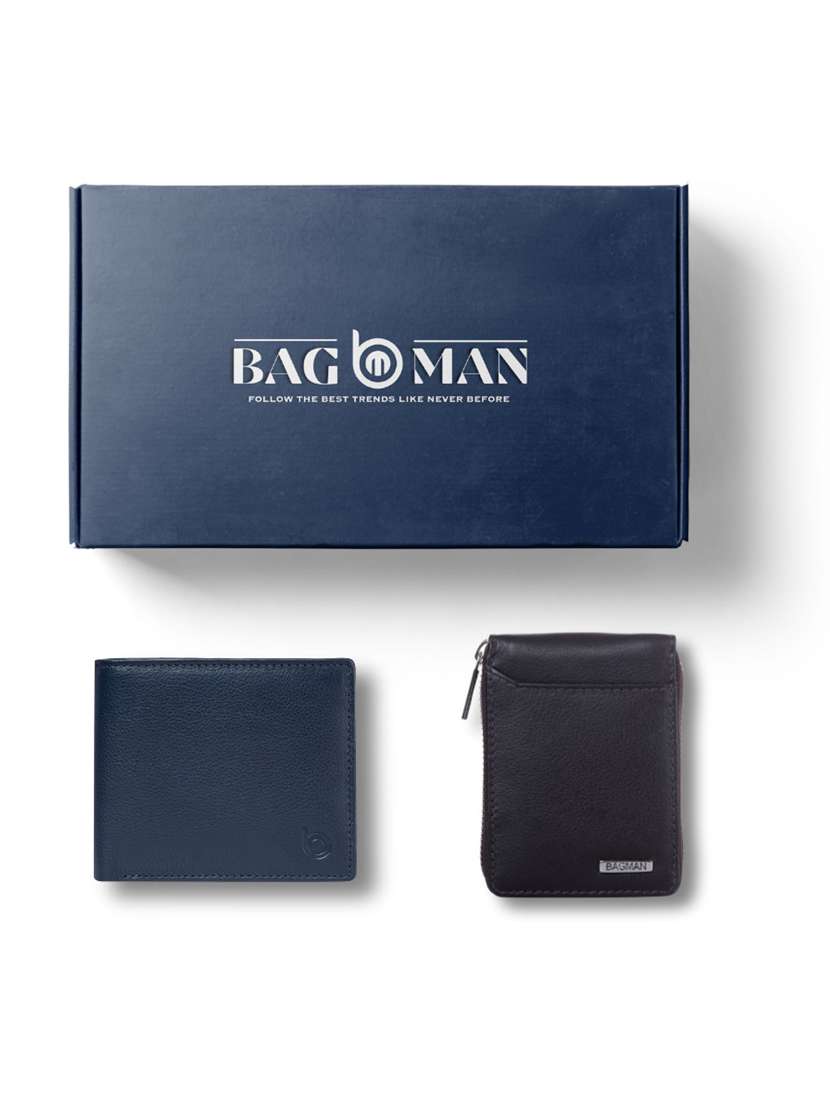 bagman stylish & functional wallet gift set for men