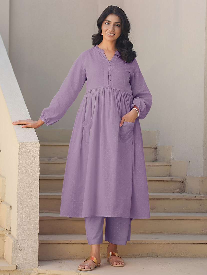 women self design maternity wear kurta palazzo set