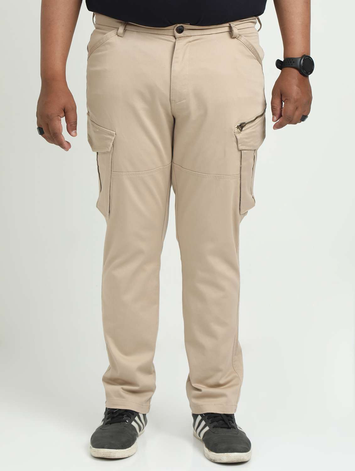 brown cotton cargos