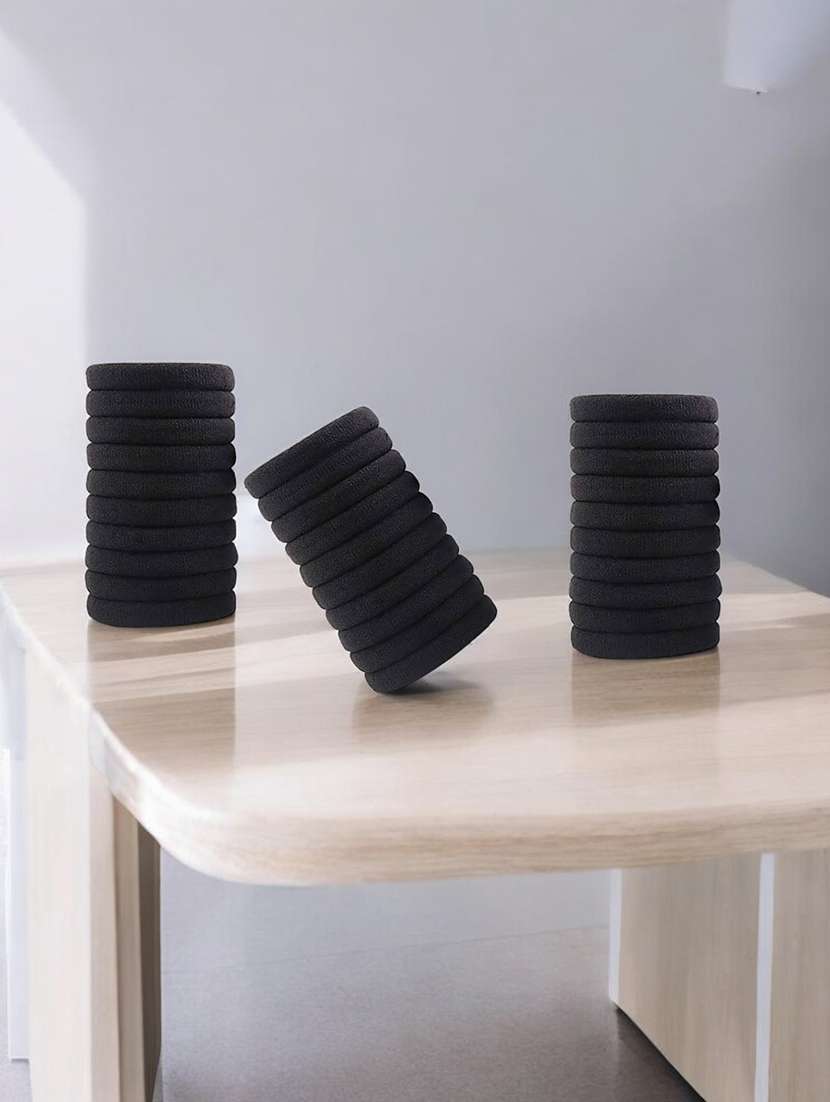 pack of 50 black solid rubber bands