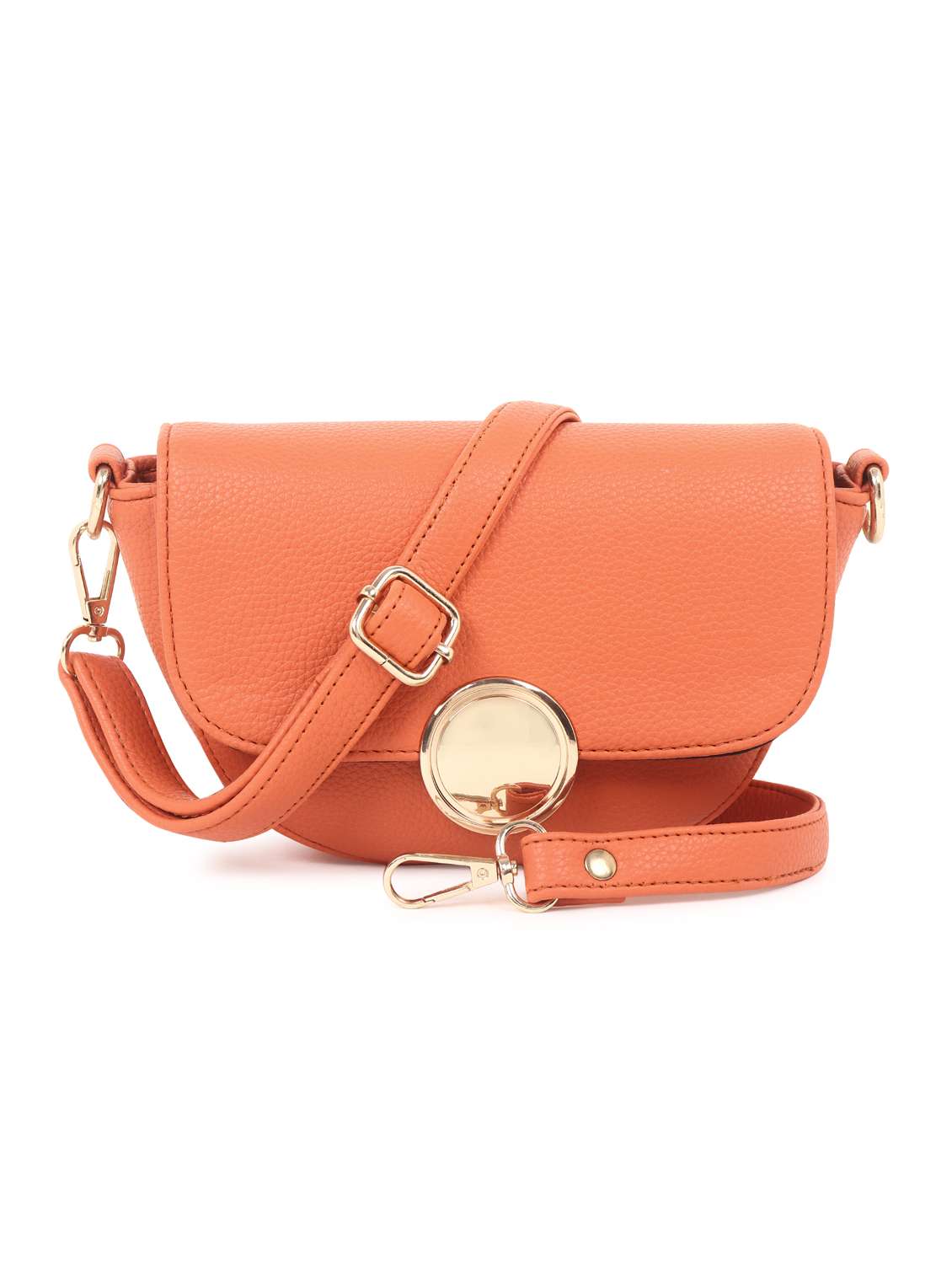 women leatherette sling bag