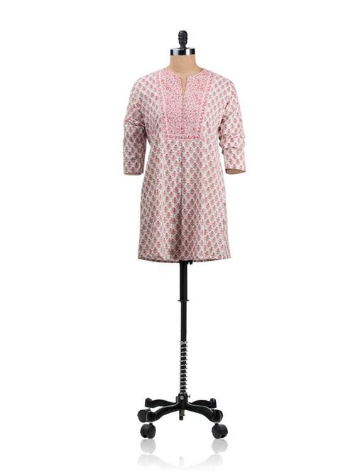 Printed Kurta With Button Detailing - KILOL