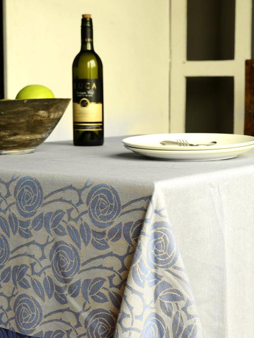 rose print table cover - 30094 - Very Small Image - 1