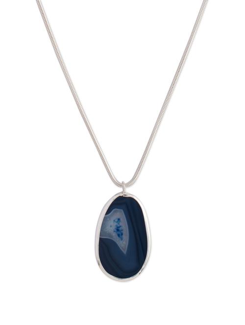 Twirly Blue Agate Neckpiece - 38568 - Very Small Image - 1