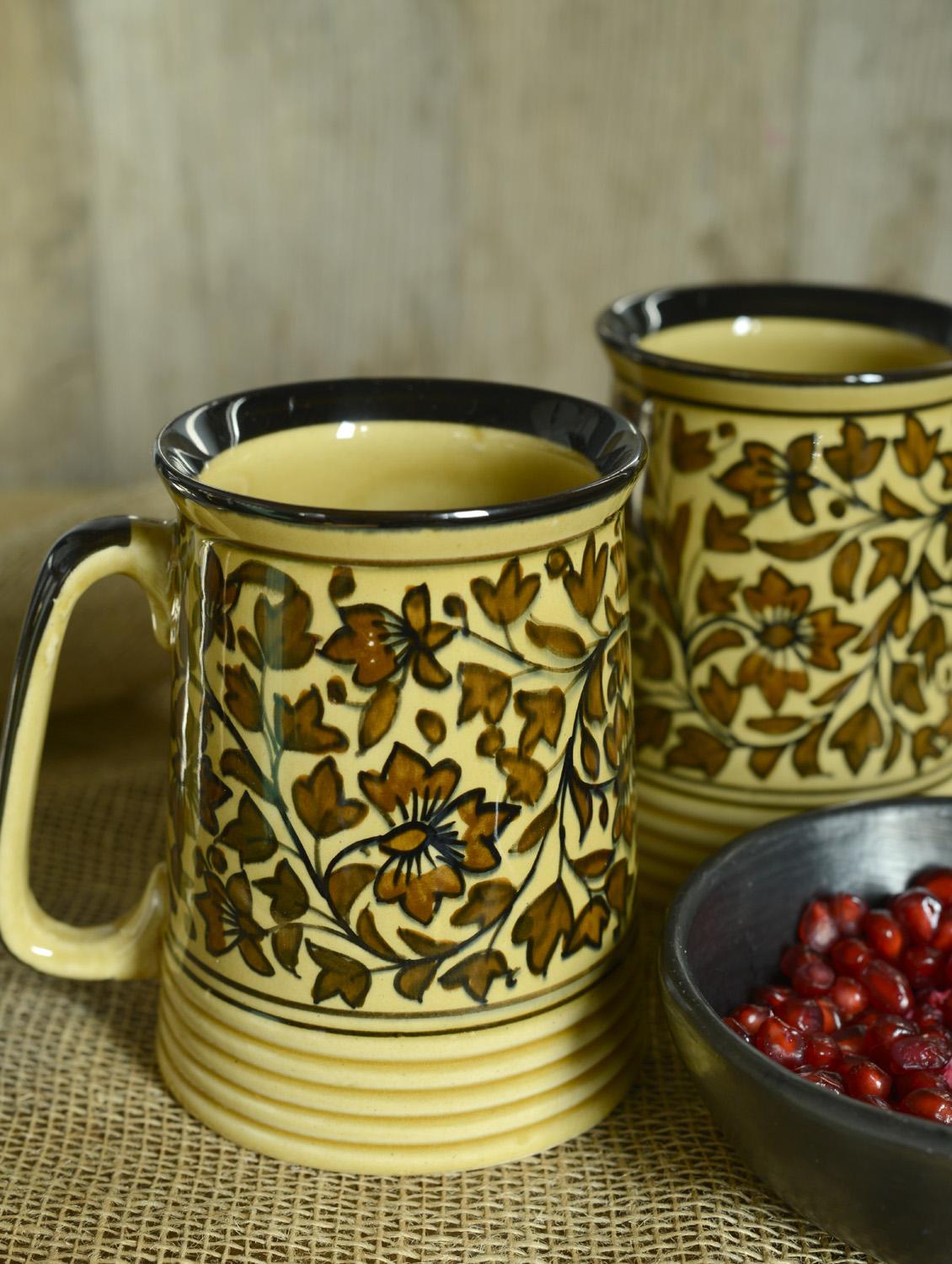 Heritage Beer Mugs - Set Of 2 - Cultural Concepts