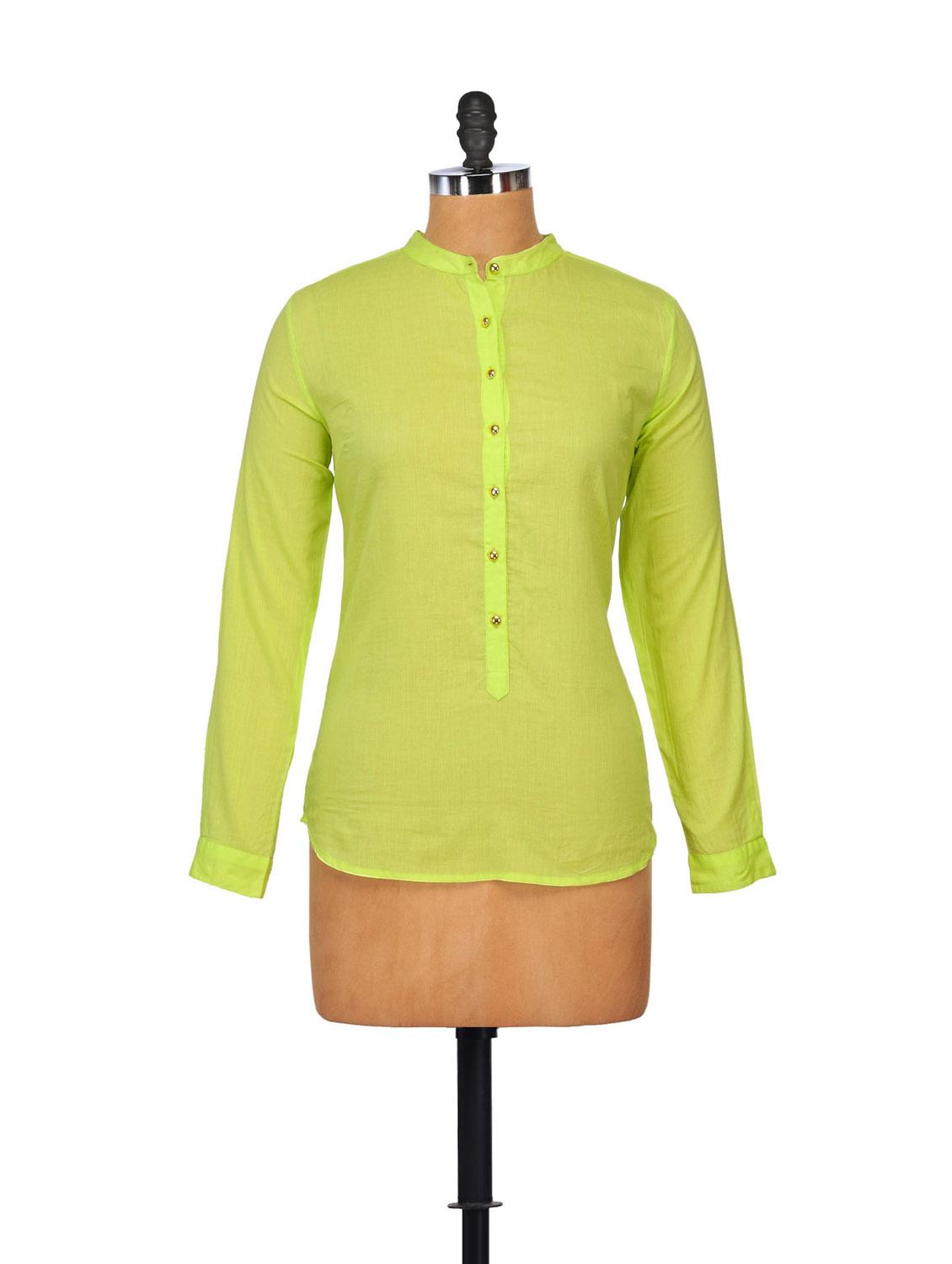 Elegant Lime Green Top - STREET 9