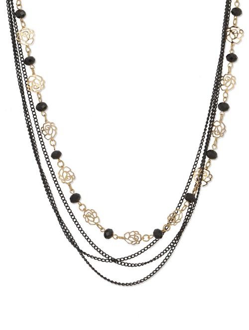 Black & Gold Secrets Of Sorceress Necklace - YOUSHINE