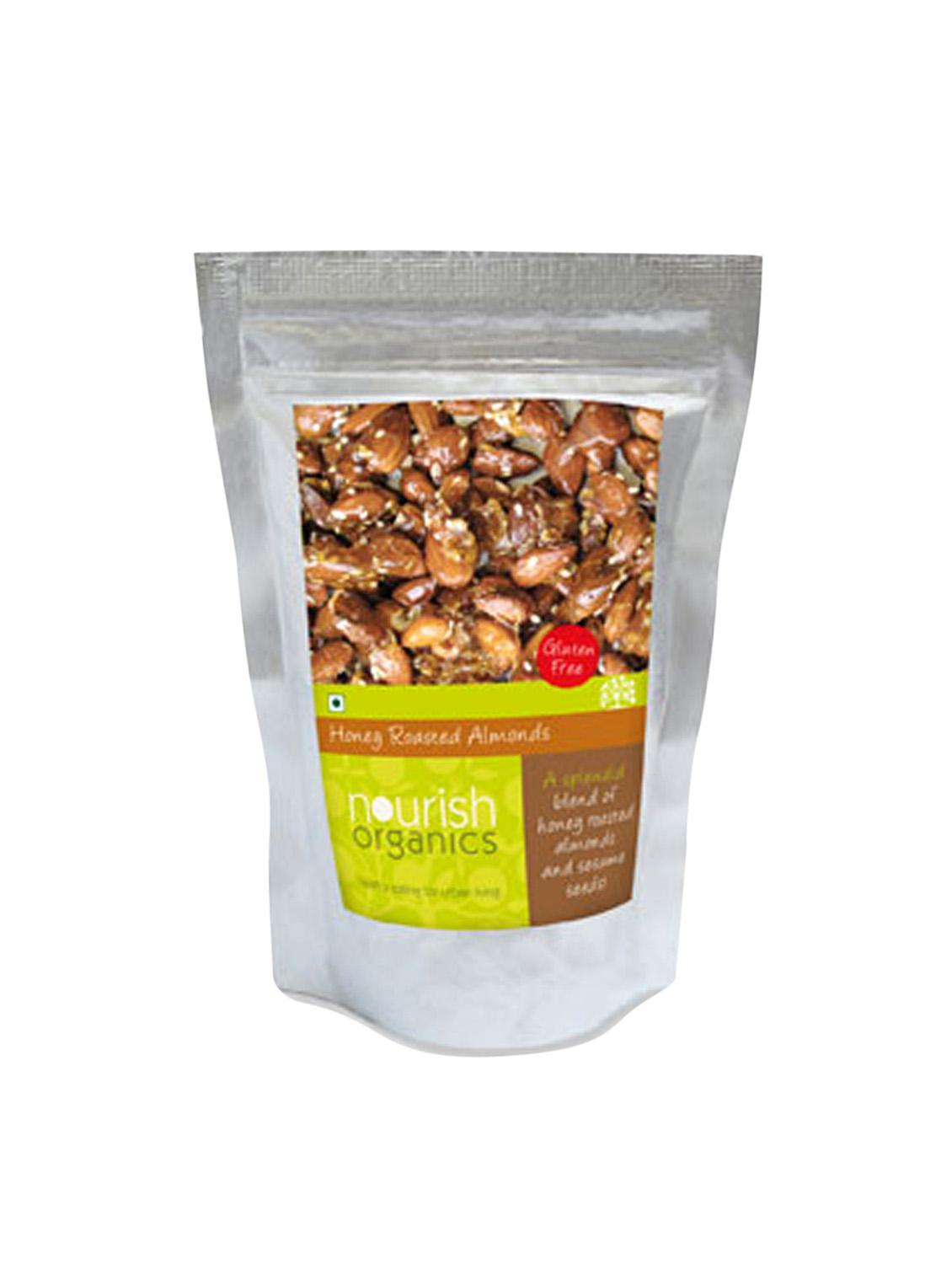 Honey Roasted Almonds - Nourish Organics