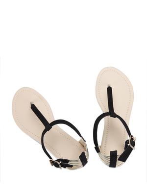T-Strap Buckled Sandals - 50955 - Standard Image - 4