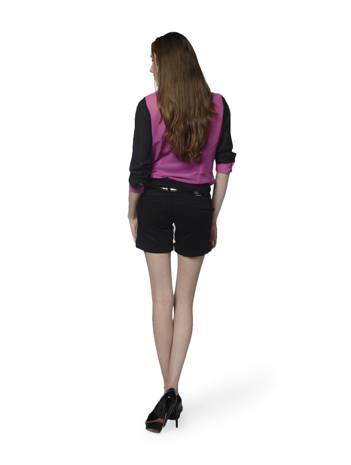 Trendy Black Shorts - 51723 - Zoom Image - 4