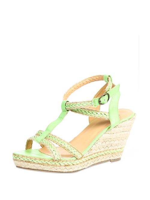Green jute Wedges - 52513 - Very Small Image - 1