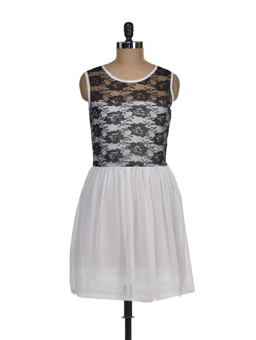 White Lace Dress - 66335 - Very Small Image - 1
