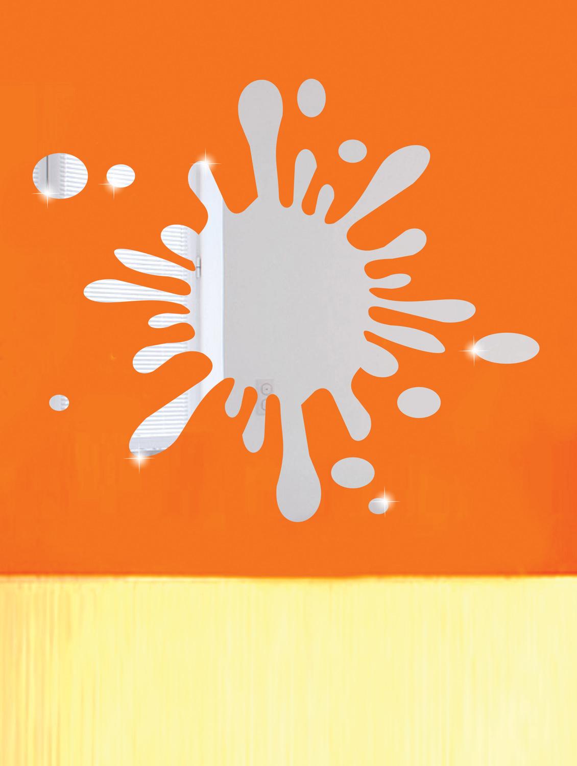 Splash 3D Mirror Sticker - Zeeshaan
