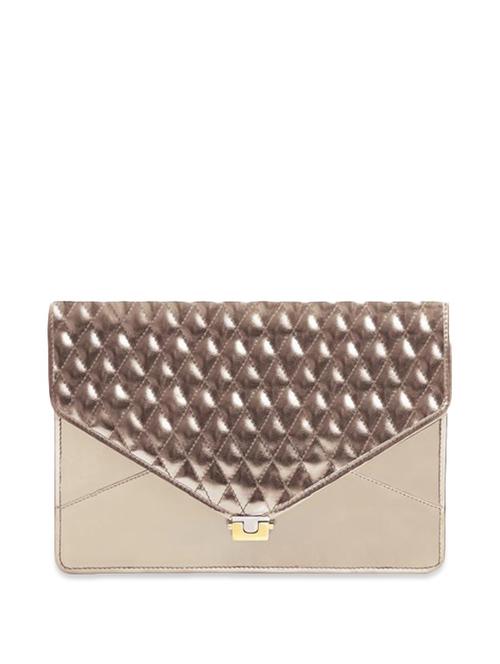 Haute Metallic Silver Envelope Clutch - 76863 - Very Small Image - 1