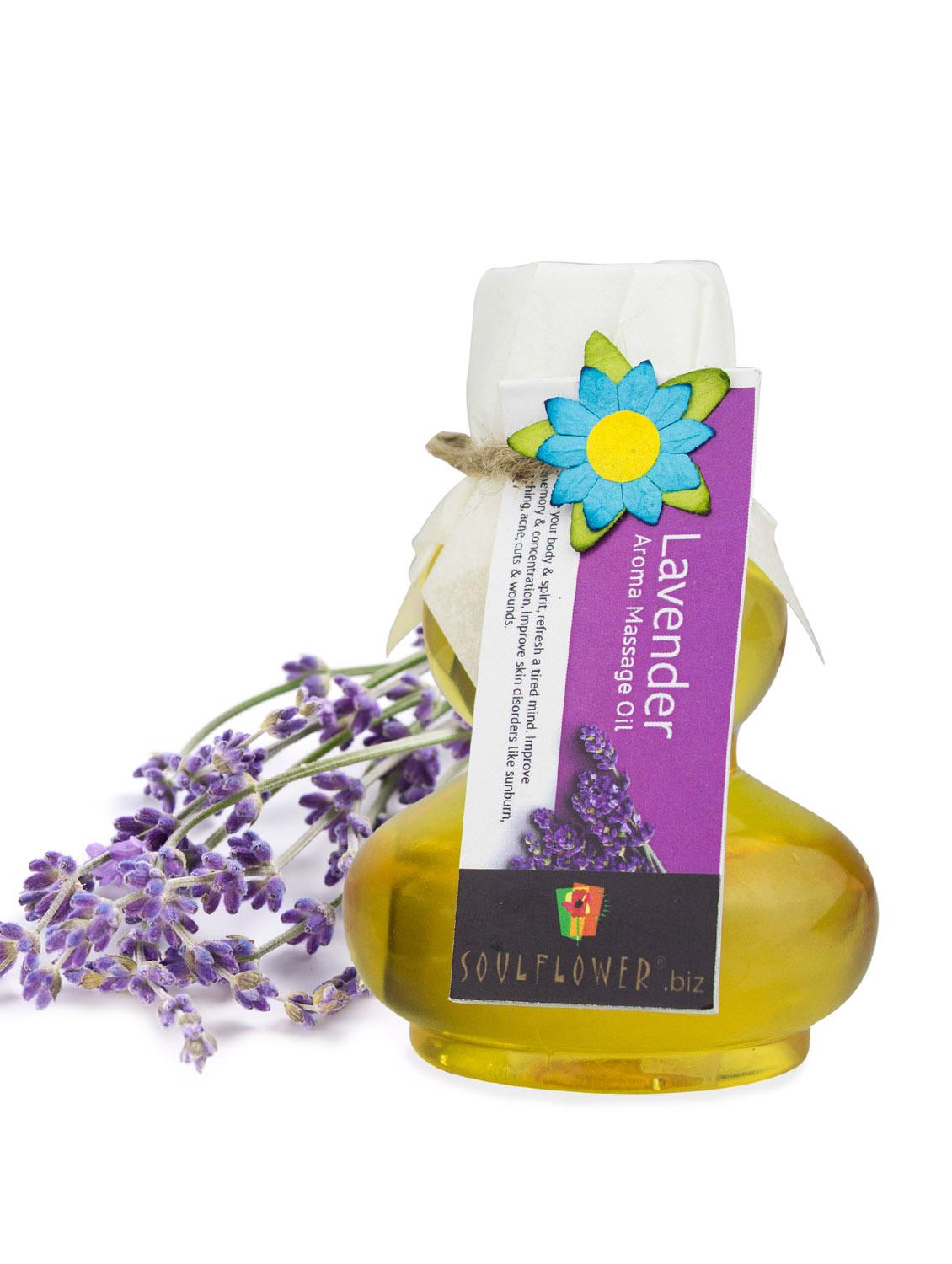 Lavender Aroma Massage Oil - SOULFLOWER