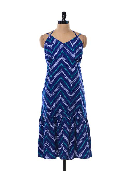 Aztec Print Midi Dress - Trend 18