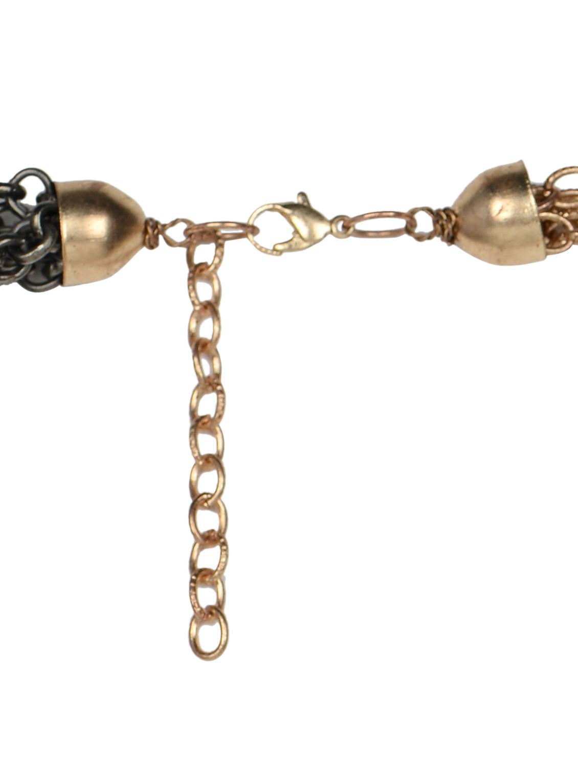 black and gold toned chain necklace - 851134 - Zoom Image - 4