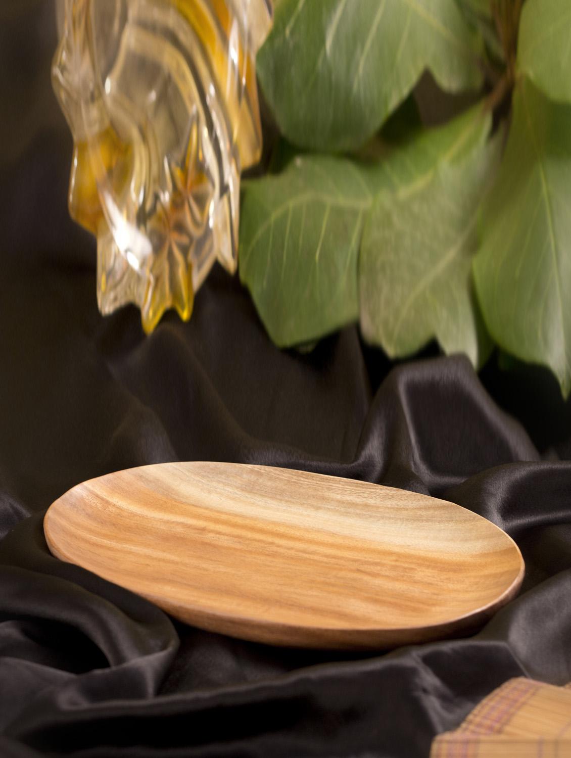 Wooden Oval Serving Tray - ARM'S