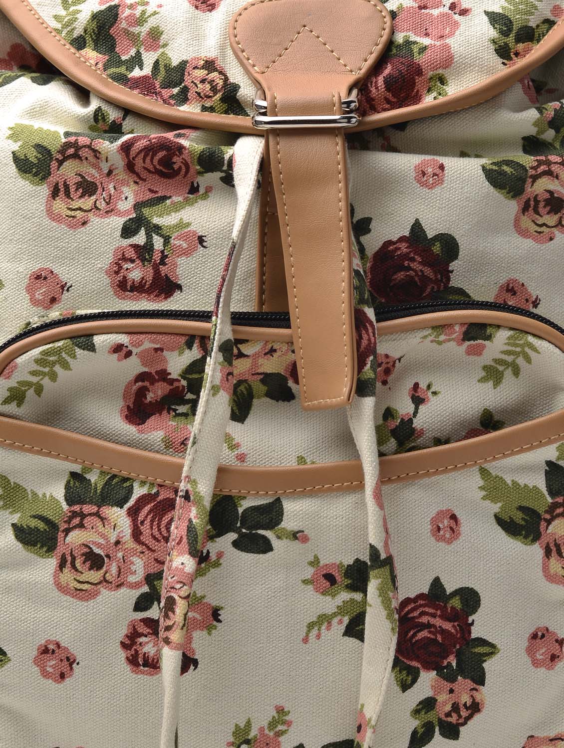 Rose print back pack - 866017 - Zoom Image - 4