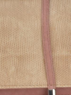 beige leatherette clutch - 888188 - Standard Image - 4