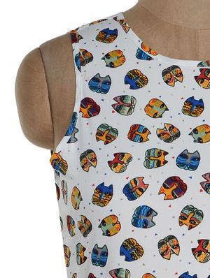 Adorable Doodle waist cut dress - 894310 - Standard Image - 4