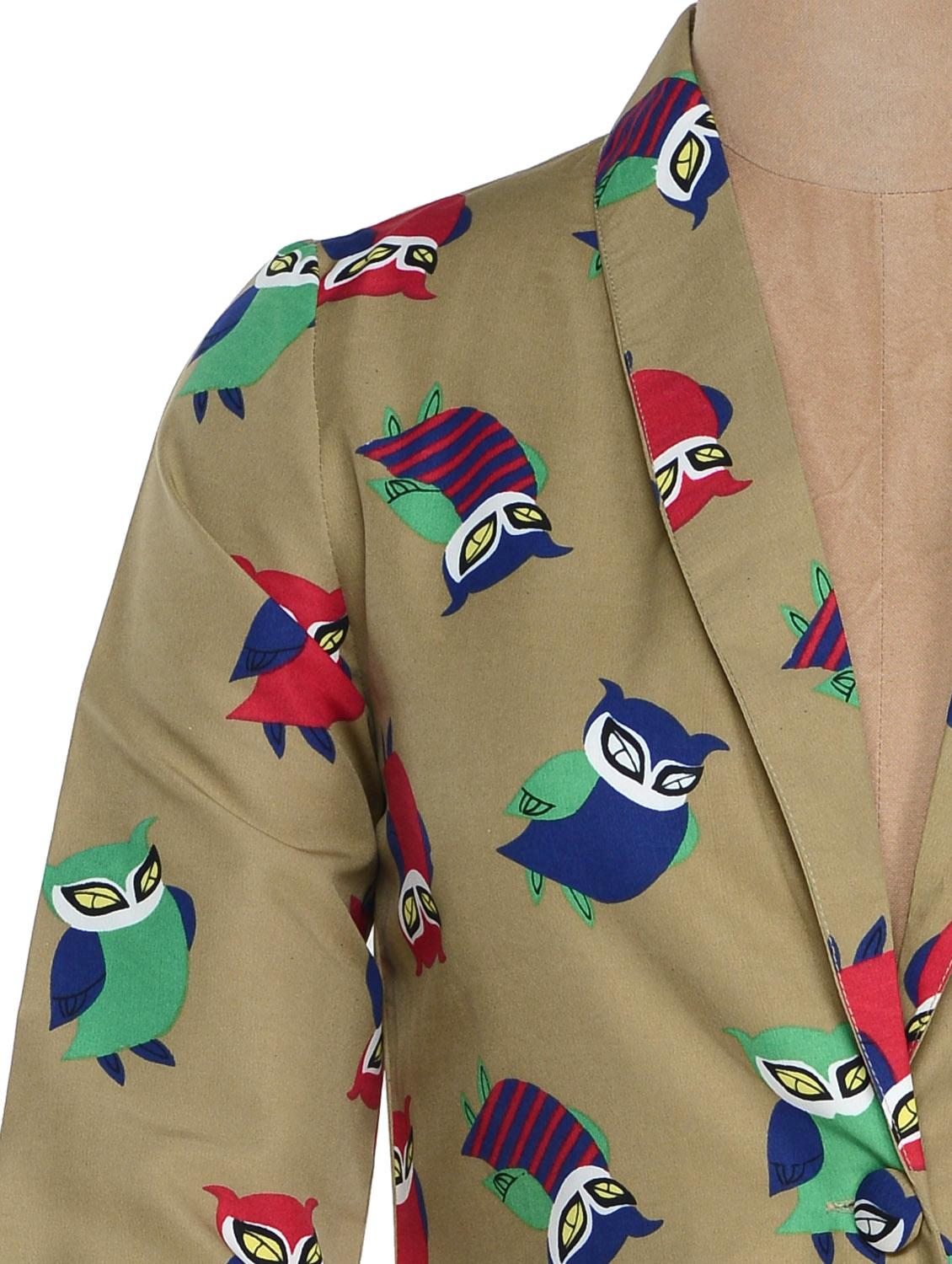 owl print polyester waistcoat - 894342 - Zoom Image - 4