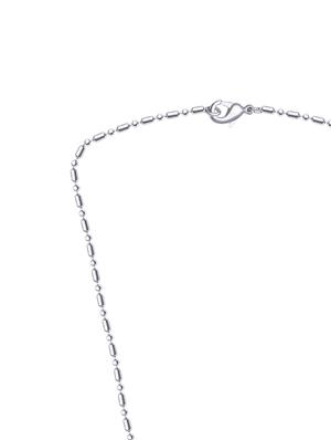 heart design rhodium plated pendant set with earrings - 897632 - Standard Image - 4
