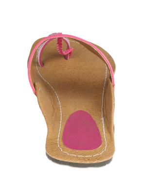 Pink leatherette kolhapuri - 898511 - Standard Image - 4