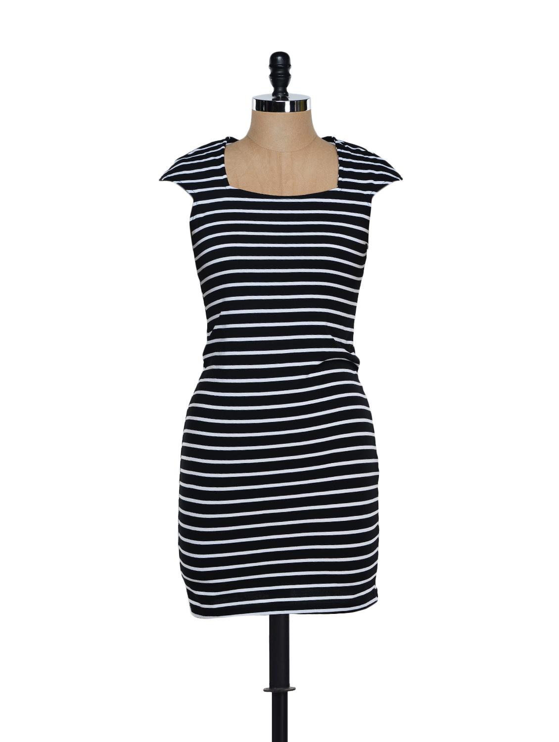 Black And White Striped Dress - Eavan
