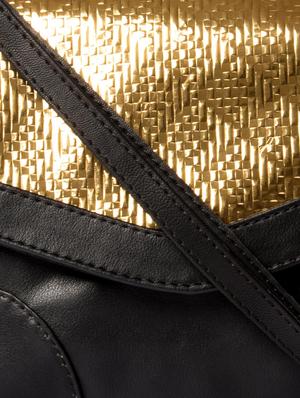 multi textured leatherette sling bag - 901989 - Standard Image - 4