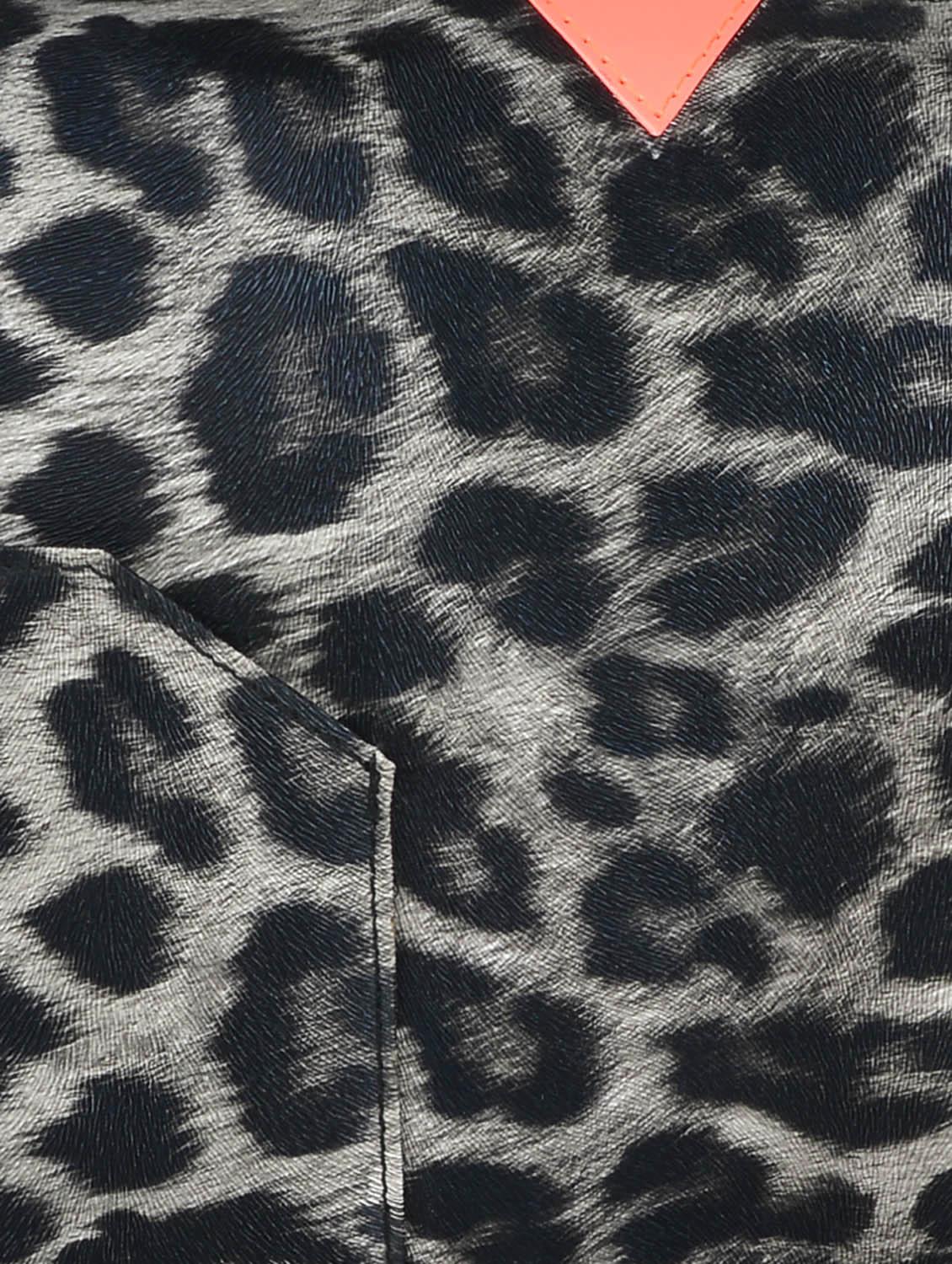 black and grey leopard print large pouch - 905460 - Zoom Image - 4
