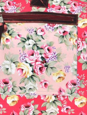 red floral print duffle bag - 905472 - Standard Image - 4