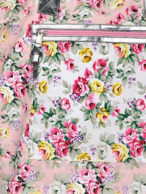 pink floral print tote bag - 905500 - Standard Image - 4