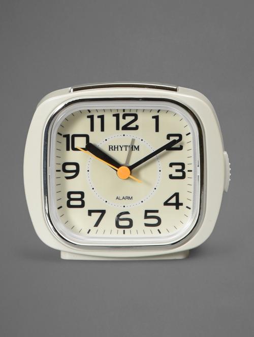 white square frame table alarm clock - 915973 - Standard Image - 1