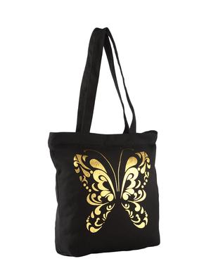 gold foil butterfly shopping bag - 920410 - Standard Image - 4