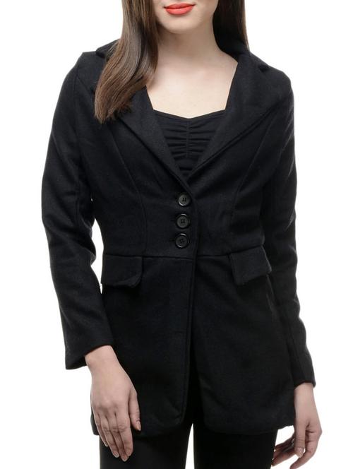 Trendy black coat - 929127 - Very Small Image - 1