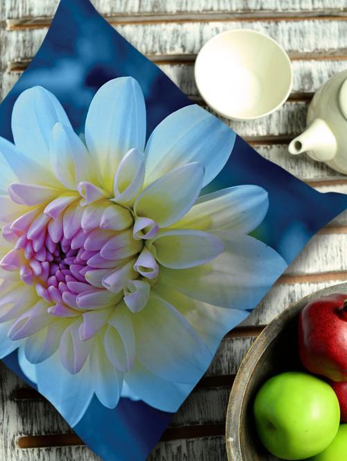 White Flower Cushion Cover - 929860 - Standard Image - 1