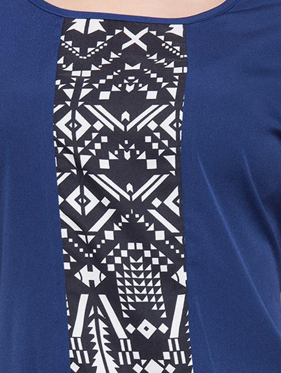 navy blue aztec top - 934584 - Zoom Image - 4
