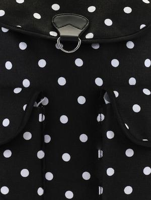 polka-dotted black backpack - 941707 - Standard Image - 4