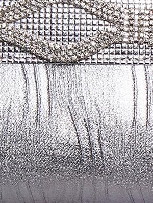 silver embellished clutch - 945368 - Standard Image - 4