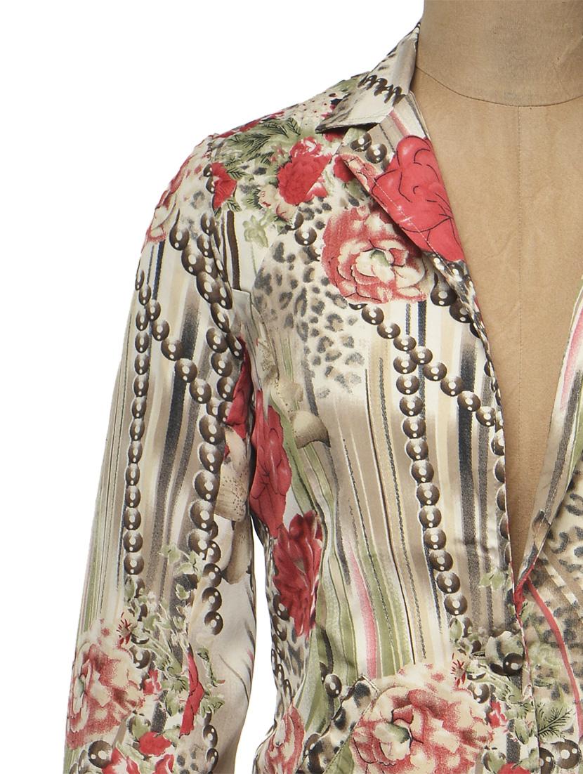 multi-coloured floral print blazer - 950232 - Zoom Image - 4