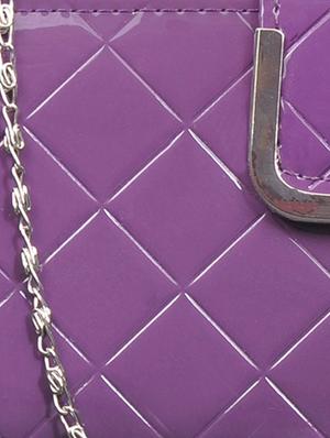 purple glossy slingbag - 951023 - Standard Image - 4