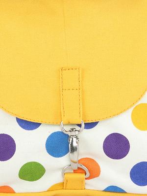 yellow sling bag with multi-coloured polka dots - 953707 - Standard Image - 4